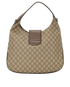 Tiger Embroidered Dionysus Hobo, &pound;650, Handbags, Beige, Canvas, Back view